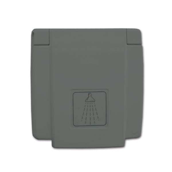 Doccetta esterna grigia porta gomma • 150 cm