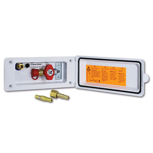 Presa esterna acqua / gas attacco sicuro