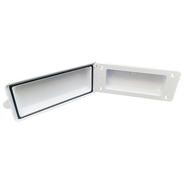 Coperchio bianco presa esterna acqua / gas