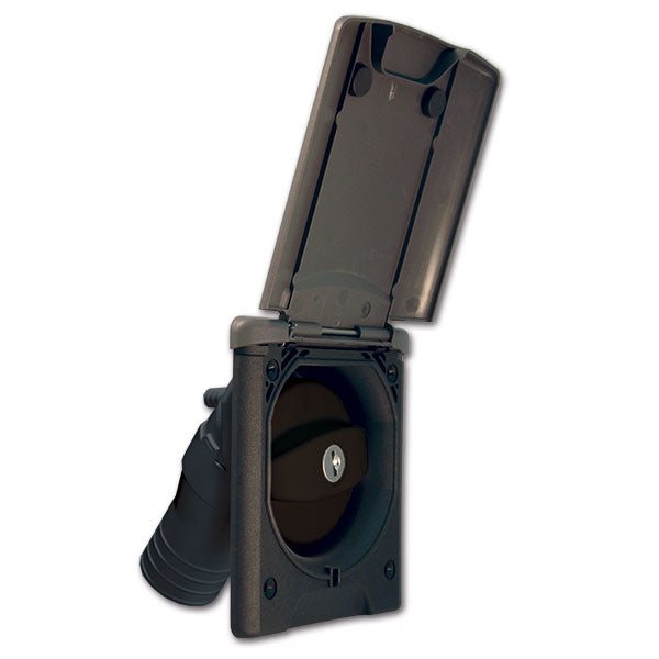 Presa esterna carico gasolio con tappo • grigio