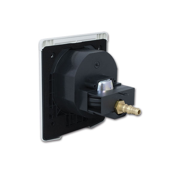 Wasserladesteckdose mit Druckschalter • weiß