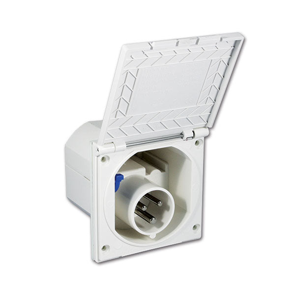 Spina ad incasso • 220 V • Bianca • scatola