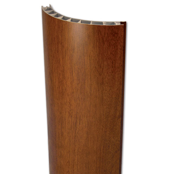 Profilo angolare PVC 90° • 2,5 m • marrone