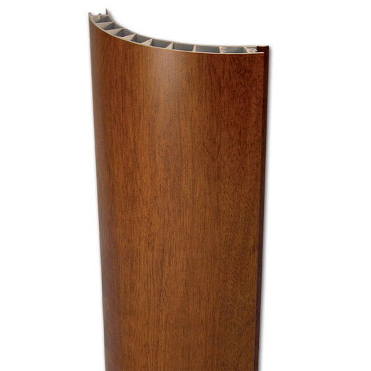 Profilo angolare PVC 90° • 2,5 m • marrone