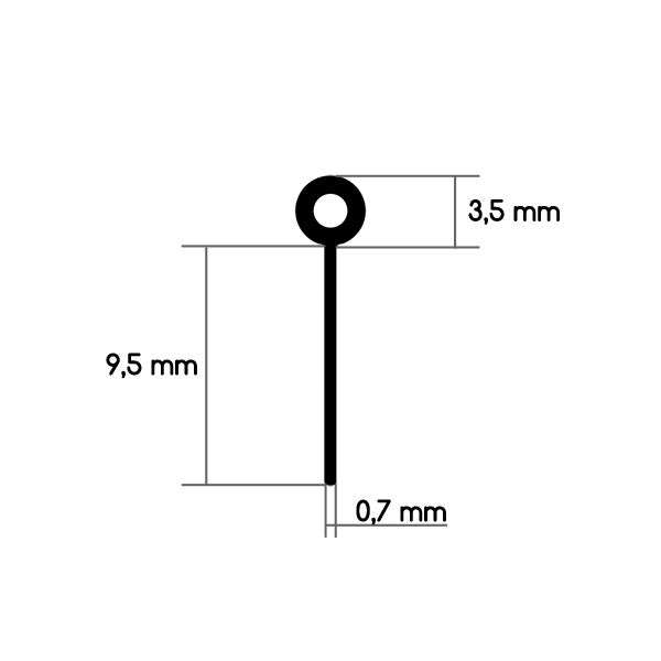 Profilo per giunzione pannelli soffitto • nero