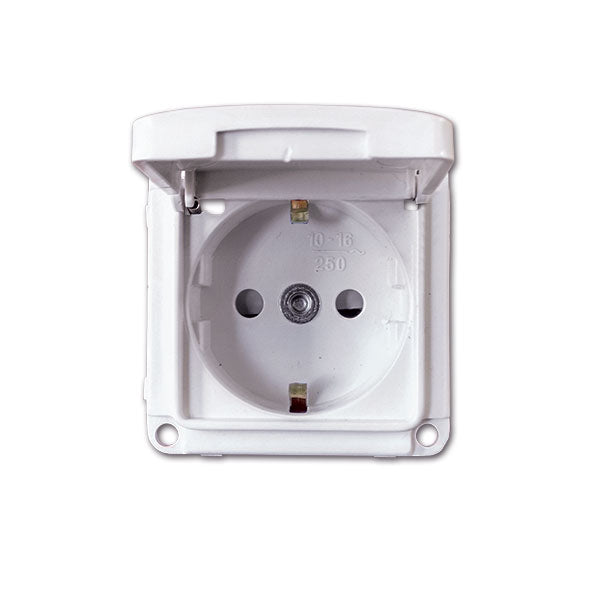 Presa Schuko Mobil Plus - coperchio bianco