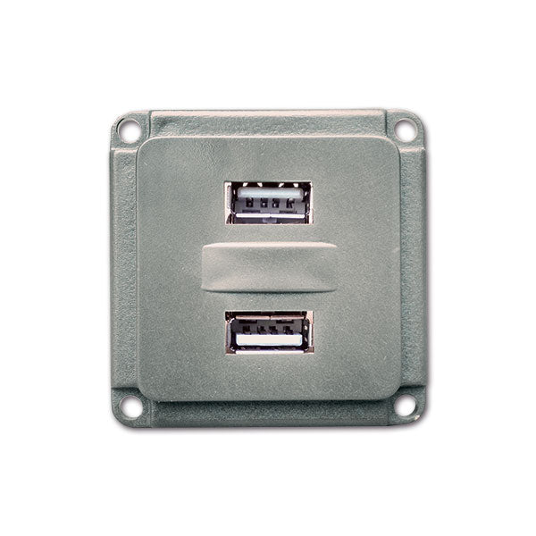 Doppia Presa USB Mobil Plus - grigio