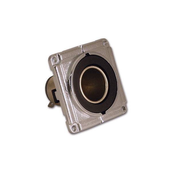 Presa DC Q10 • 12 V • nero e cromo