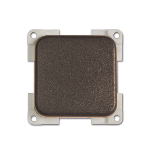 Einpoliger Knopf - braun