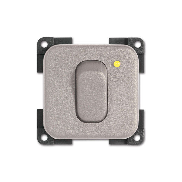 Interruttore con LED • 12 V • giallo / grigio chiaro