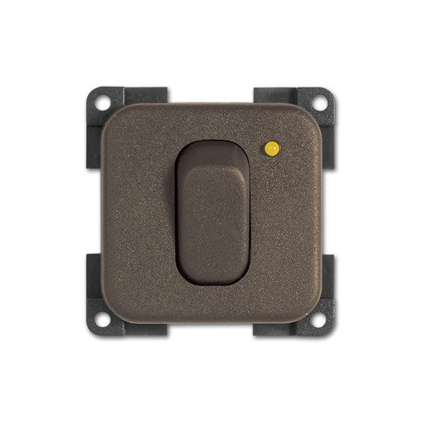 Interruttore con LED • 12 V • giallo / marrone
