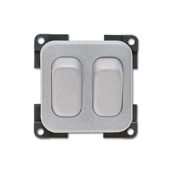 Doppelter einpoliger Umsteller - hellgrau