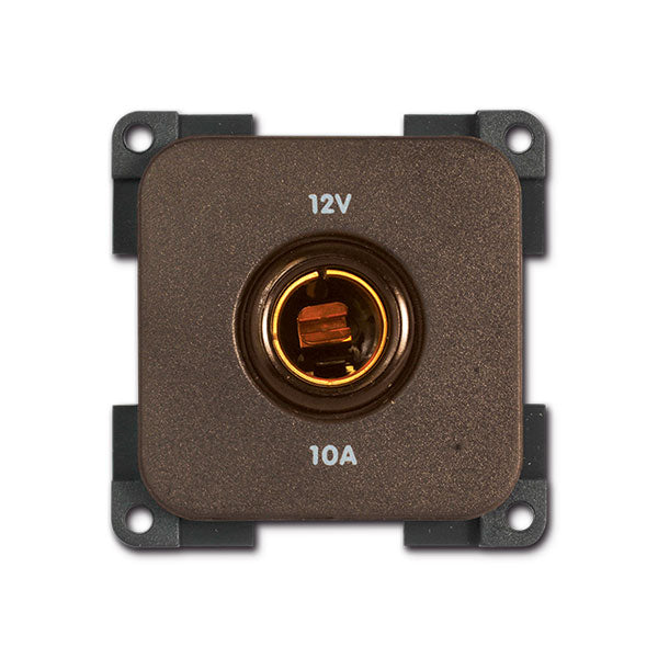 Presa DIN • 12 V • marrone