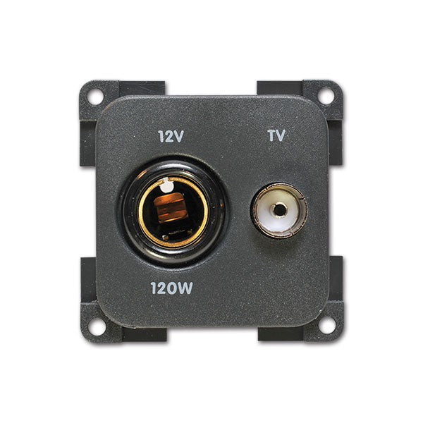 Presa 12 V DIN • TV • grigio
