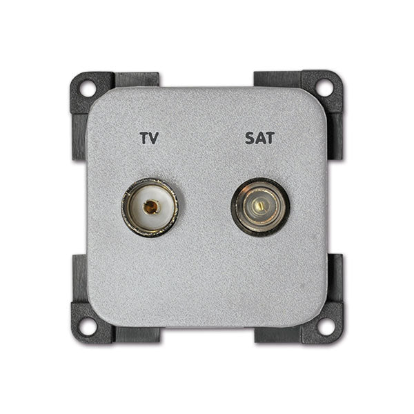 Presa TV / SAT • grigio chiaro