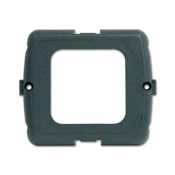 Placca supporto 1 modulo • grigio