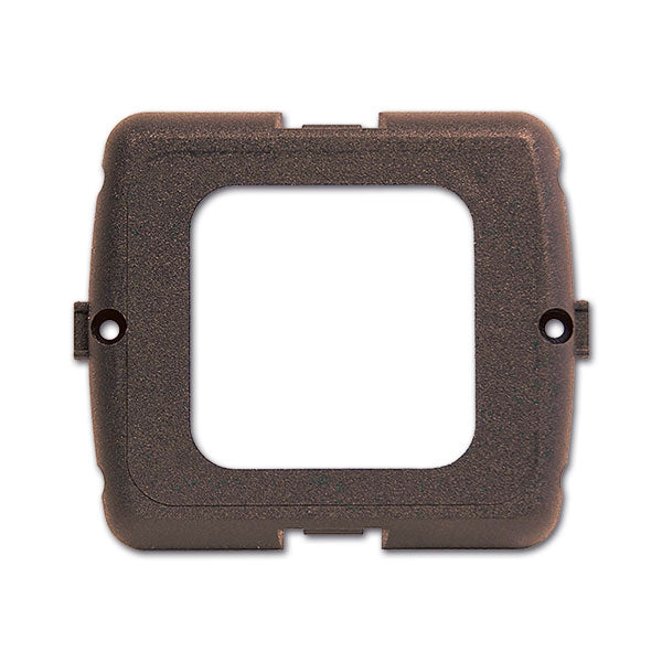 Placca supporto 1 modulo • marrone