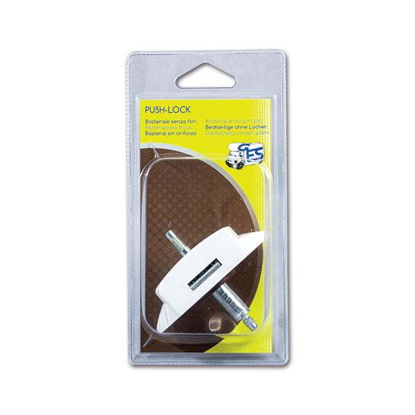 Push-lock bilaterale bianco - blister