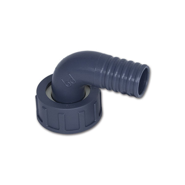 Raccordo curvo con girello • Ø 25 mm • F 1"1/4 • blister