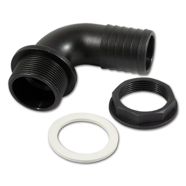 Set gebogener Außengewindeanschluss • F 1"1/2 • D Ø 40 mm • Blister