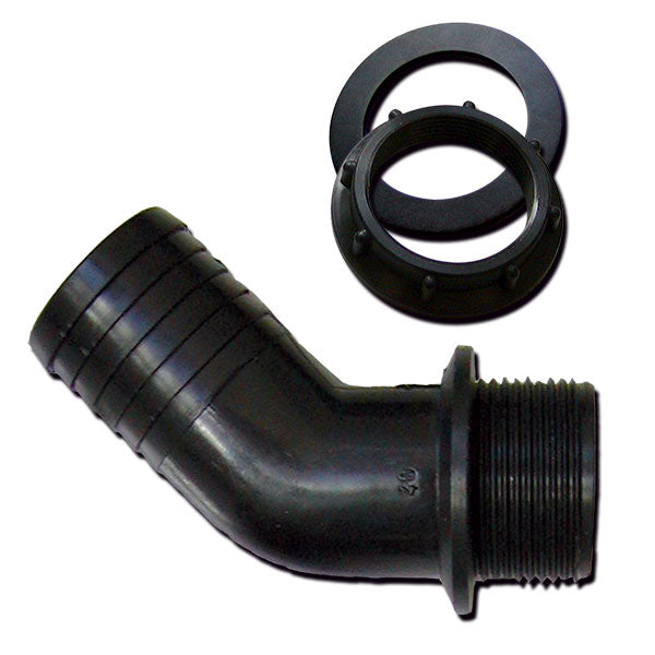 Kit raccordo curvo 45° • F 1"1/4 • D Ø 40 mm