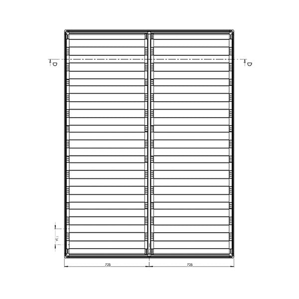 Kit rete letto matrimoniale personalizzabile