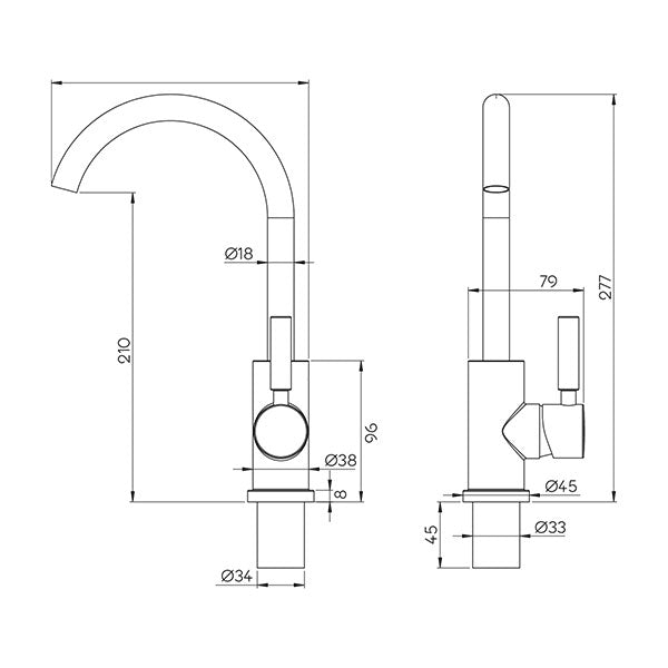 Miscelatore Trend 2 • micro-interruttore