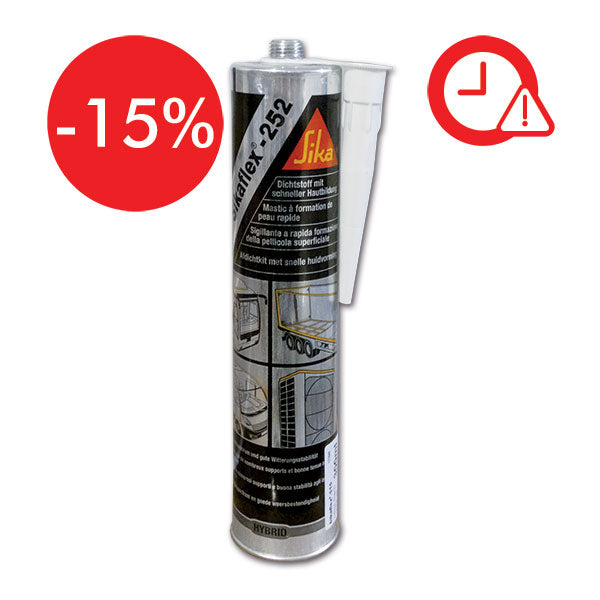 Sikaflex-252 cartuccia • 300 ml • bianco • scadenza 11/25