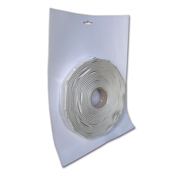 Butyl rubber profile • 9.1 m • white