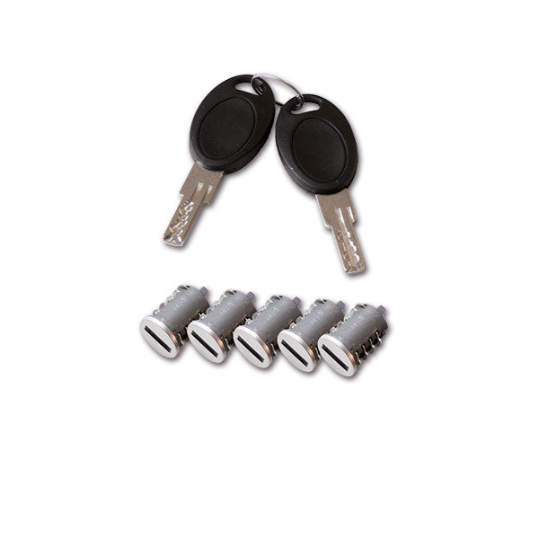 Kit 5 Zylinder 2 Schlüssel HSC