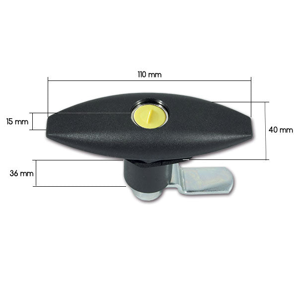 Serratura 1201 • nera