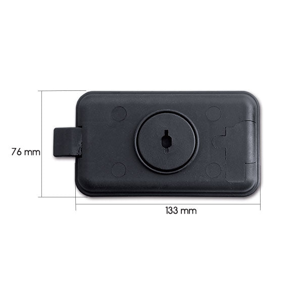 Serratura Nano completa • nera