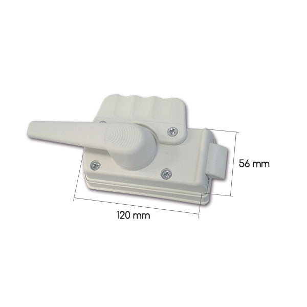 Serratura Zadi Roulotte completa • bianca