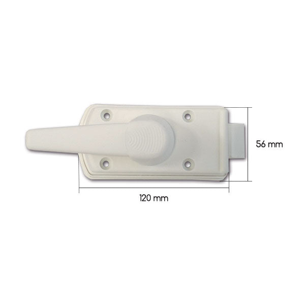 Innenmechanik Europagriff • rechts • weiß