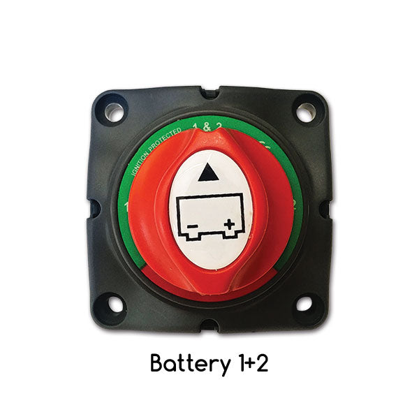 Selettore staccabatteria con manopola • 300 A