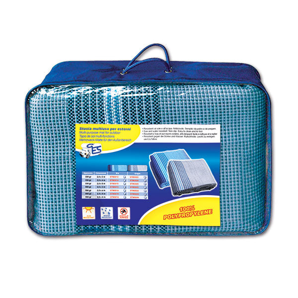 Stuoia blu chiaro 300 gr • 300 x 400 cm