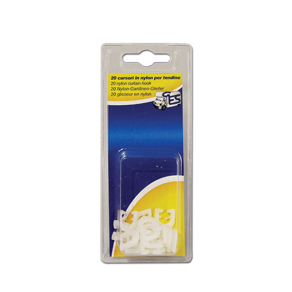 Gancio nylon per tendine • guida a T • blister