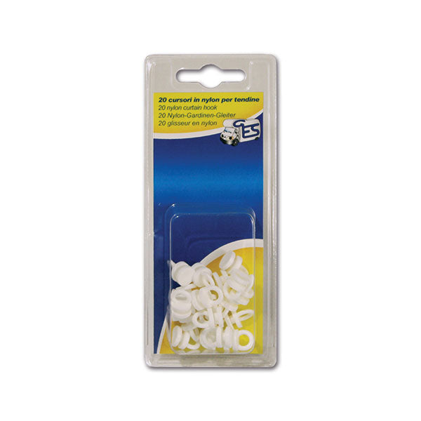 Gancio nylon per tendine • guida a C • blister