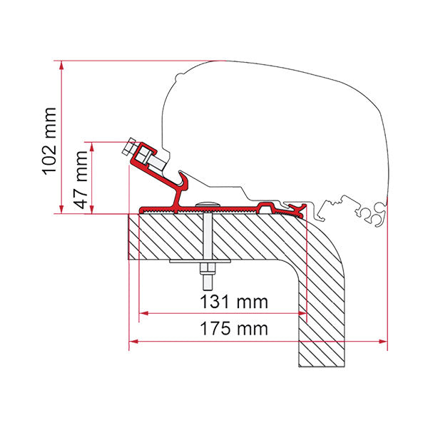 Adapter Hymer 450