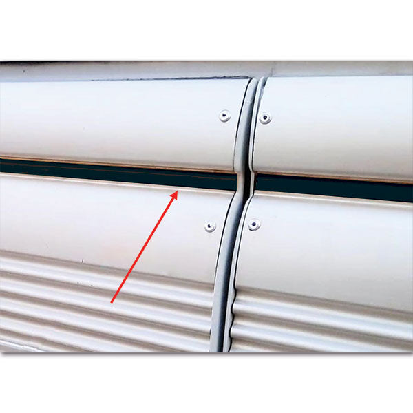 Profilo copriviti Nero in blister 10mt