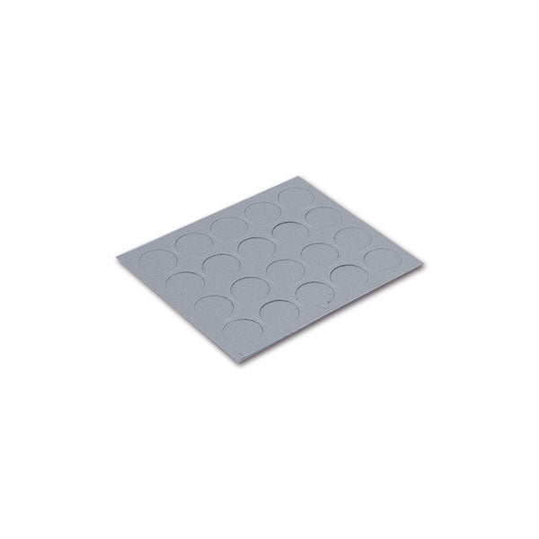 Cover adesivi grigio chiaro • Ø 13 mm