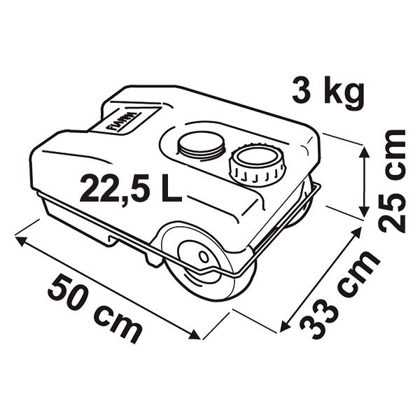 Tanica Roll-Tank 23 W