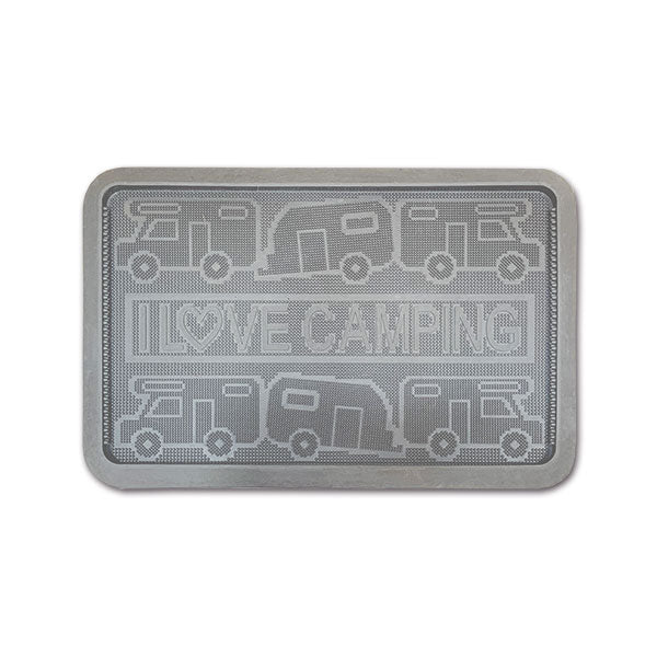 Zerbino in gomma Try Mat grigio