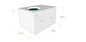 SERBATOIO 45 LT BIANCO NATURALE