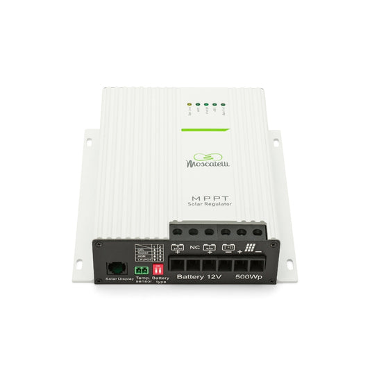 Regolatore MPPT 35 A DUO – fusibile esterno - bianco