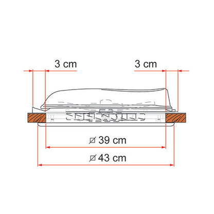 Turbo-Vent Polar Control Crystal • trasparente