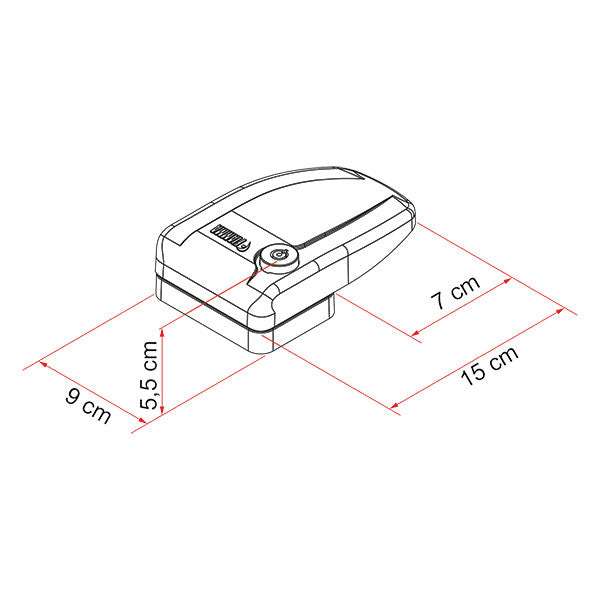 Safe Door 3 one key system standard • nero