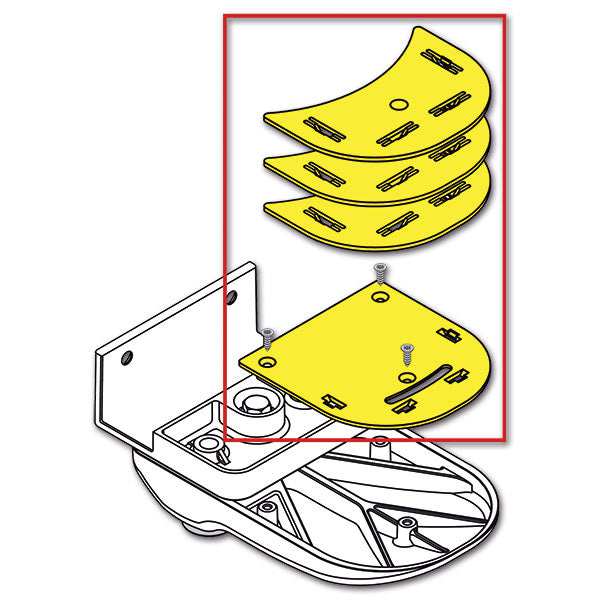 Spacer Kit Safe Door • Bianco