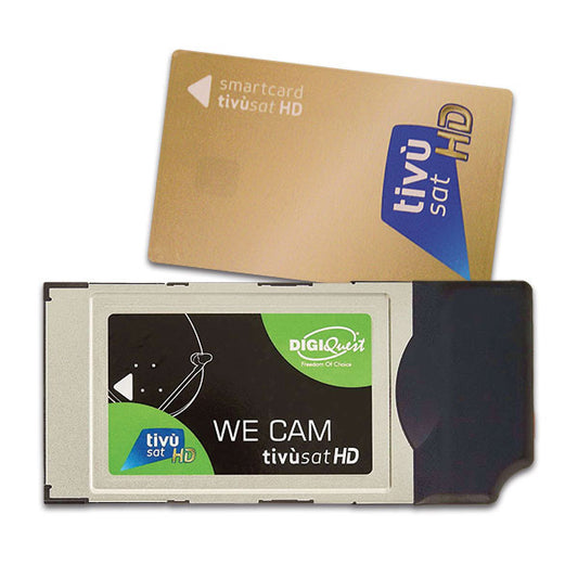WE CAM Tivùsat HD mit Karte