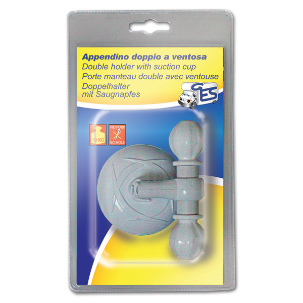 Appendino doppio a ventosa